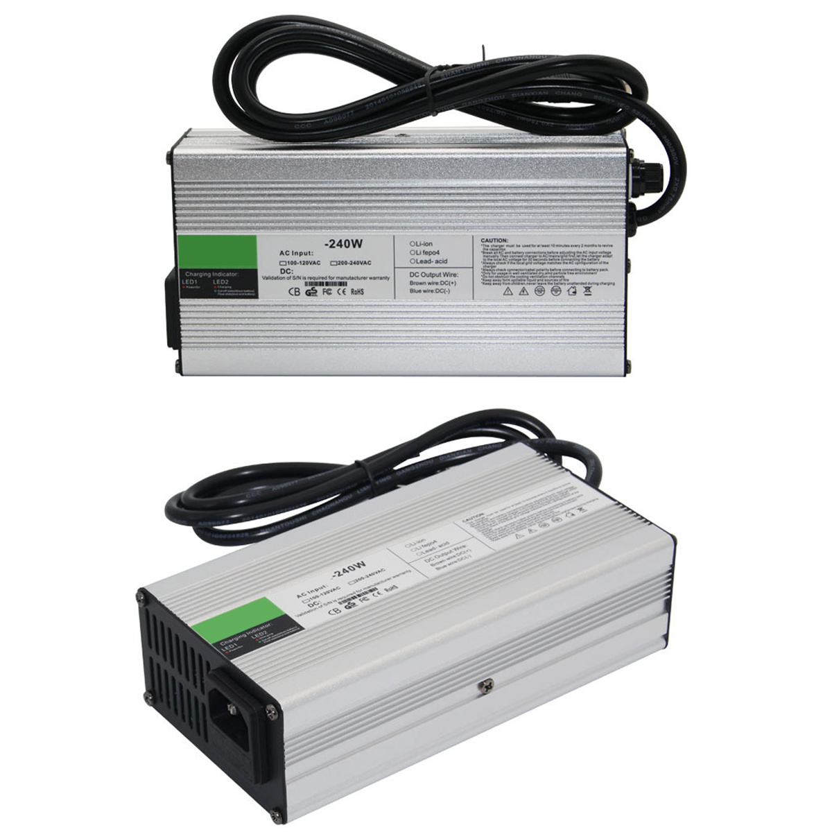 Electric Bike Charger 54.6 V 4A Suitable For 48 V Lithium Battery, Electric Bike