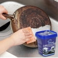 thumbnail image 1 of Pasta limpiadora multiusos para acero inoxidable y óxido | Limpiador de cocina de alta potencia para ollas, fregaderos y azulejos | Envase de 500 g para superficies de metal, cerámica y plástico, 1 of 7