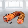thumbnail image 3 of Peakora Utility Blower Fan 10 Inch Portable Ventilator High Velocity Utility Blower Mighty Mini Low Noise with 5m Duct Hose (10 Inch with 5M Duct Hose), 3 of 15