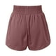 thumbnail image 5 of WILLBEST Pantalones Cortos de Yoga Casuales para Mujer, Cómodos, Elásticos y Transpirables, con Diseño Dividido para Uso Diario y Entrenamiento. Chica, 5 of 6