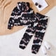 thumbnail image 2 of Gibobby Conjunto niña Niños Niñas Otoño Invierno Sudaderas Con Capucha Pantalones Traje Ropa Casual(Negro, 5-6 Años), 2 of 5