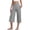 !Grey, variant on BODOAO Capri Pants for Women Summer Casual Elastic Waist Wide Leg Cropped Trousers with Pockets Plus Size Tummy Control Yoga Capris Yoga Stretch High Waisted Yoga Leggings Comfy Pants Beige L