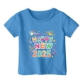 thumbnail image 1 of Icvfdpl T-Shirts pour Adolescentes, Imprimé Garçon Col Rond Manches Courtes T-Shirt Haut Doux pour la Peau Vacances 3-4 Ans, 1 of 4