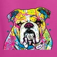 thumbnail image 5 of Wild Bobby Dean Russo Neon Colorful Pug Dog The Bulldog Dog Lover Men Graphic Tee, Fuschia, Large, 5 of 5