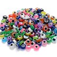 thumbnail image 1 of 300pcs Flat Round Eye Beads 6x8mm DIY Handcraft Resin Eye Beads Eyeball Beads for Jewelry Making, 1 of 4