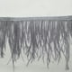 thumbnail image 2 of Plumas Artificiales Gloria Pluma de avestruz Gris claro, 2 of 4