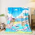 thumbnail image 4 of Chikawa printed flannel blanket, hotel blanket, air conditioning blanket, Four seasons blanket, sofa blanket, bed blanket, travel picnic blanket, outdoor blanket, bed gift blanket, 4 of 8