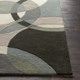 thumbnail image 4 of Hauteloom Pitman Wool Living Room, Bedroom Area Rug - Contemporary - Taupe, Teal, Charcoal - 2' x 3', 4 of 15
