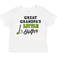 thumbnail image 3 of Inktastic Great Grandpas Little Golfer with Golf Club and Ball Boys or Girls Toddler T-Shirt, 3 of 5
