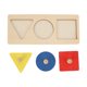 thumbnail image 1 of Juguete de rompecabezas con perilla, para bebés y niños pequeños, rompecabezas con forma geométrica de 3 colores, rompecabezas con forma geométrica, resistente y resistente, 1 of 8