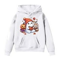 thumbnail image 5 of KPOPLK Toddlers and Babies' Zip Hoodie Sweatshirt(11-12 Years,White), 5 of 5