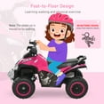 thumbnail image 6 of Aosom NO Power Ride on Push Car for Kids 4 Wheels Foot-to-Floor Sliding Walking ATV Toy with Music and Light for 18-36 Months, Pink, 6 of 10