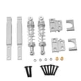 thumbnail image 1 of Amortiguador RC con juego de varillas de tracción, amortiguadores rellenos de aceite, kit de actualización profesional para bricolaje para camiones RC Plata, 1 of 8