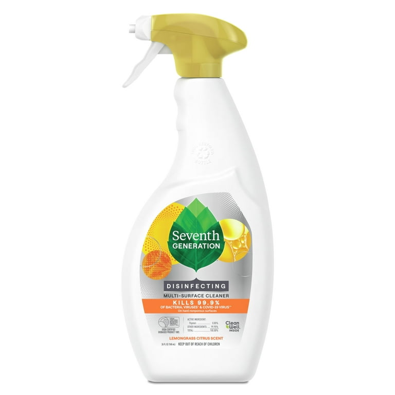 Seventh Generation Disinfectant Spray 4-Pack, Lemongrass photo 7