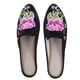 thumbnail image 1 of 1 par de pantuflas étnicas bordadas para mujer (talla 39), 1 of 6