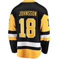 thumbnail image 3 of Men's Fanatics Andreas Johnsson Black Pittsburgh Penguins Home Breakaway Jersey, 3 of 3