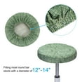 thumbnail image 3 of Uxcell Stool Covers Round, 3 Pack Elastic Bar Stool Cover for 12"-14" Chair, Green, 3 of 6