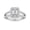 Emerald Shape, variant on Houston Diamond District 1 to 5 Carat LAB GROWN Split Shank Diamond Halo Engagement Ring (Color E-F, Clarity VS2-SI1) Cushion Shape 1 Carat Size: 4