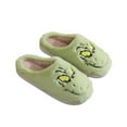 Christmas Slippers, Grinch Shoes, Funny Slippers, Women's Men's ...