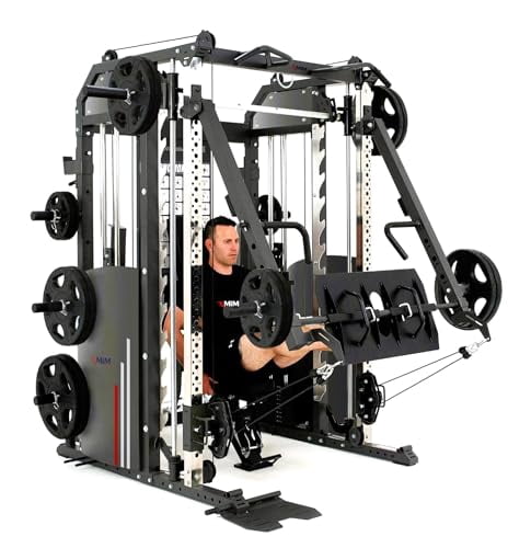 MiM USA Hercules Pro | Commercial All in One Home Gym System | Adjustable Resistance Ratio | Full Attachment