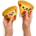 thumbnail image 5 of Emotional Support Pals Pizza, Plush Food Toys, 5 Pizza Plushies with Carrying Basket, Cute Summer Gifts, 5 of 12
