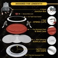 thumbnail image 4 of NuWatt 3 in. 2 HOUR Fire Rated Slim Canless LED Recessed Light 5CCT 27K-50K Dimmable IC Rated 12PK, 4 of 10
