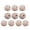 A, variant on 10 PCS Natural Beads Cute Smiling Face Pattern Jewelry Making Supplies Face Beads Round Bead for