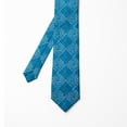 thumbnail image 2 of Necktie, Simplistic Dots Rhombuses, 3.7", Sea Blue and Pale Sky Blue, by Ambesonne, 2 of 4