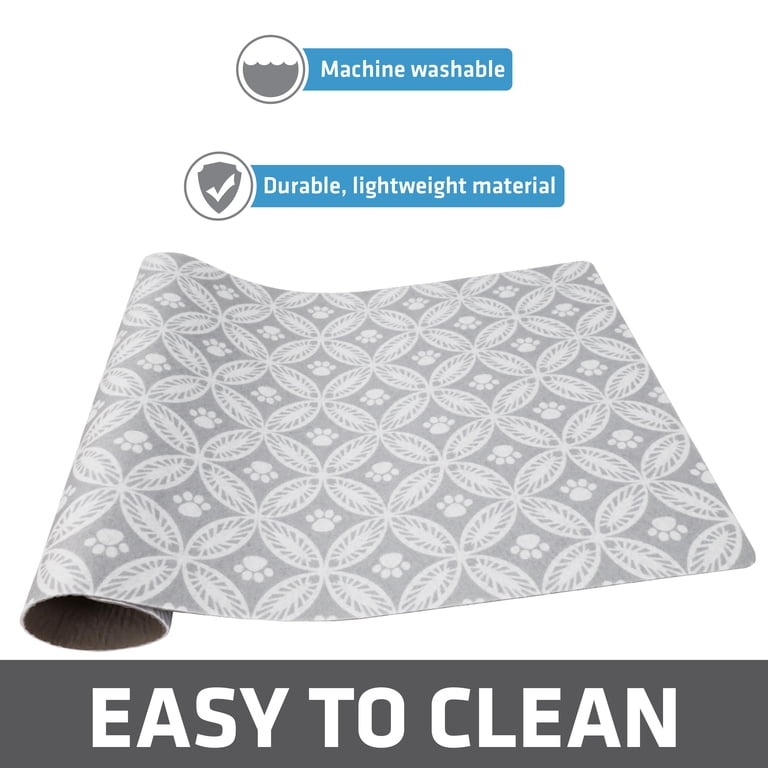 Drymate Pet Bowl Placemat, 12" x 19" Absorbent Food Mat photo 2
