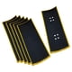 thumbnail image 4 of 6 piezas de cinta de agarre para diapasón, accesorio antideslizante, pegatinas de cinta para diapasón Agujero negro amarillo, 4 of 9