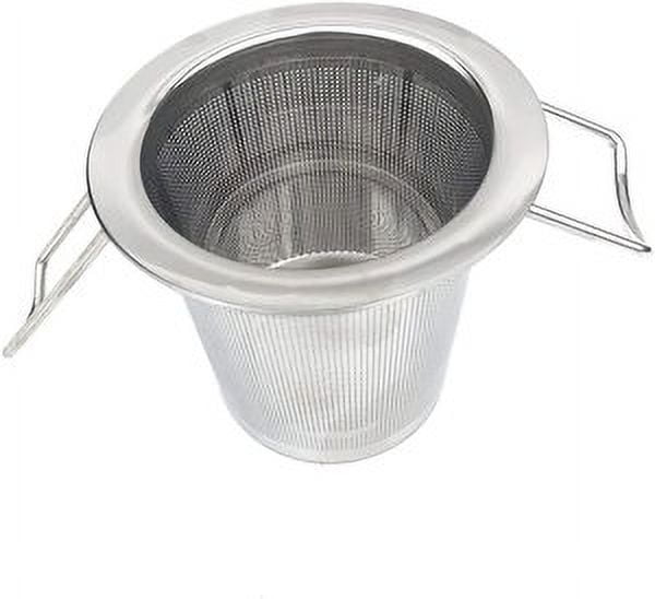 Stainless Steel Tea Infuser with Lid - Thumbnail 3