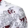thumbnail image 4 of Summer Floral Print Casual Men Polo Shirts Fashion Business Comfortable Breathable Cool Tops Short-sleeved Cotton Polo Shirt, 4 of 6