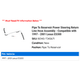 thumbnail image 2 of Line To Reservoir Power Steering Return Line Hose Assembly - Compatible with 1997 - 2001 ES300 1998 1999 2000, 2 of 2