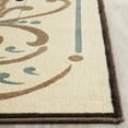 thumbnail image 3 of SAFAVIEH Martha Stewart Scrollwork Polk Dots Area Rug, Cream, 4' x 5'7", 3 of 5