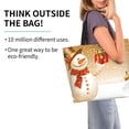 thumbnail image 2 of Easygdp Christmas Snowman Gift Tote Bags for Women,Women Travel Shoulder Bags Handbags，Big Capacity Shopping Work Bag, 2 of 8