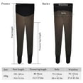 thumbnail image 3 of Mallas premamá: leggings opacos y cálidos para el embarazo, cintura alta, poliéster elástico para todos los trimestres, 3 of 8