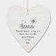 thumbnail image 2 of Sentimental Memories Porcelain Heart | East Of India Love Heaven Decoration Gift, 2 of 3