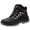 Black, variant on Men's High Top Welding Boots, Steel Toe Puncture Proof Work Sneakers for Safety