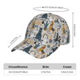 thumbnail image 2 of Picia Llama and Cactus1 pattern Trucker Low Profile Hat Men Women Baseball Cap Dad Hat Adjustable Unconstructed Plain Cap, 2 of 9