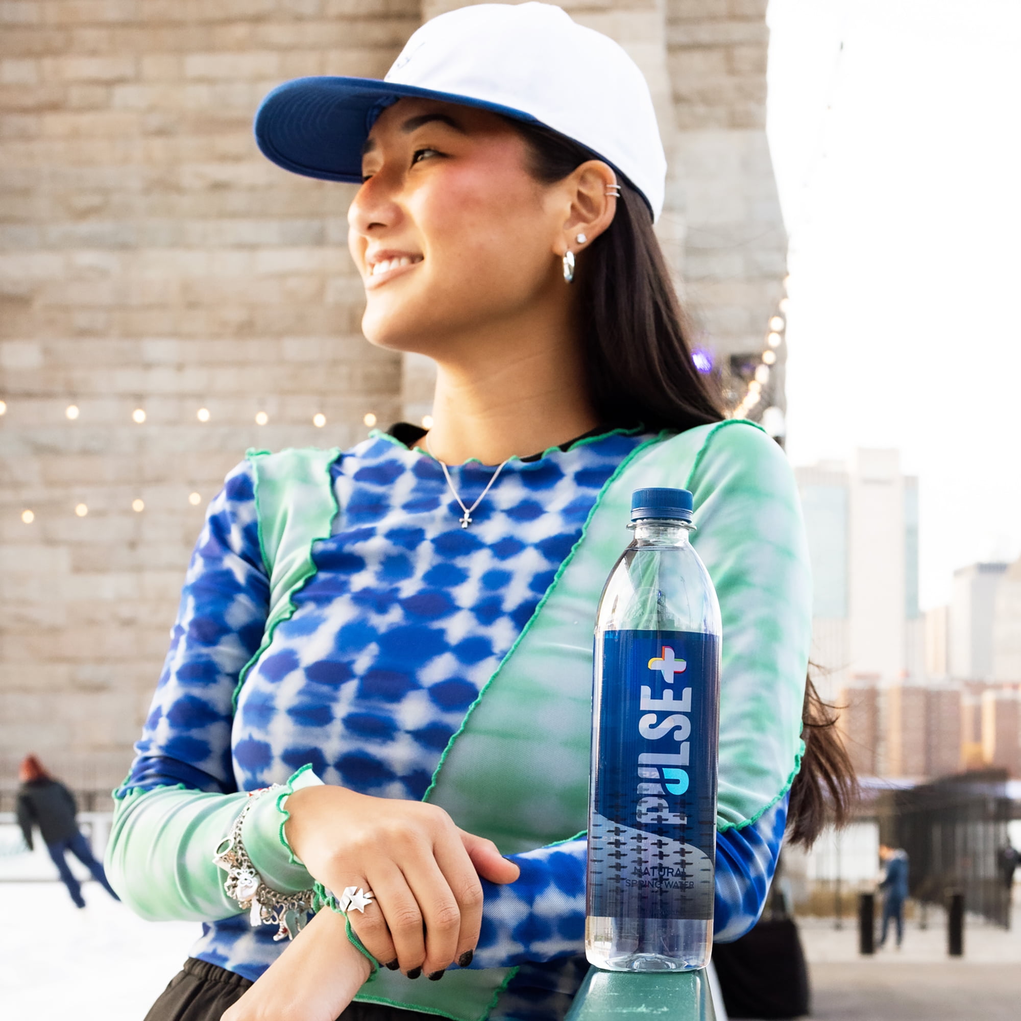 PULSE Natural Spring Bottled Water, Drinking Water, 24 x 16.9 oz