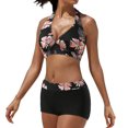 thumbnail image 1 of Conjunto de bikini con estilo para mujer, traje de baño de dos piezas, traje de baño sólido, ropa de playa OAVQHLG3B Store lin121212, 1 of 4