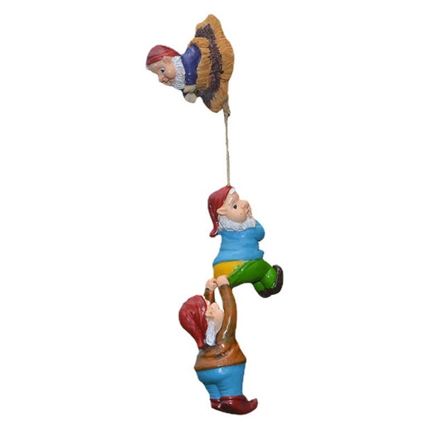 Figura Enanos Trepadores Estatua Creativa Bsvklp Resina Patio 7cm