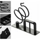 thumbnail image 5 of Organizador de baño con diseño en espiral de acero inoxidable, ahorra espacio y es fácil de instalar para el cuidado del cabello en la pared o en el gabinete (19,5 cm x 6 cm x 8,5 cm), 5 of 5