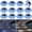 White+Blue, variant on Solar Driveway & Deck Lights 12 Pack Waterproof Dock & Marine Ground Lights,2-in-1 Blue & White LED,Solar Marker for Pathways,Steps,and Warning Signs,Auto On/Off