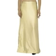 thumbnail image 2 of Ready-Made Inskirt Lining For Sari Indian Satin Silk Petticoat Gift For Women, 2 of 4