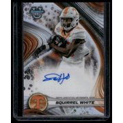 2024 Bowman University Best of 2024 Autographs AU Squirrel White BOA-SW Tennessee Volunteers Football Card