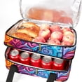 thumbnail image 5 of Vehicle Double Layered Insulated Refrigerated Large Capacity Handheld Lunch Bag - 7.1x11.4x16.1 Inches, 5 of 6