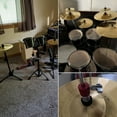 thumbnail image 4 of 13Pcs Drum Cymbals Felt Pads Nonslip Felt Set Include Wing Nut & Washers & Plastic Cymbals Sleeves for Drum Set Enduring, 4 of 8