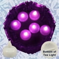 thumbnail image 4 of 18 Flameless Floating Led Tealight Candle Battery Operated Pink Tea Lights New, 4 of 6