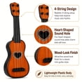 thumbnail image 7 of Kids Mini Guitar Toy Ukulele Style 4 String Pretend Play Musical Instrument for Toddlers Boys Girls Ages 3+ Birthday Gift, 7 of 7